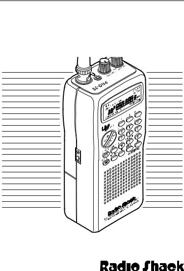 Radio Shack PRO-29 User Manual