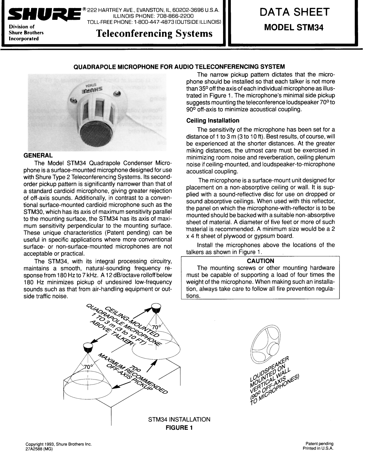 Shure STM34 User Guide