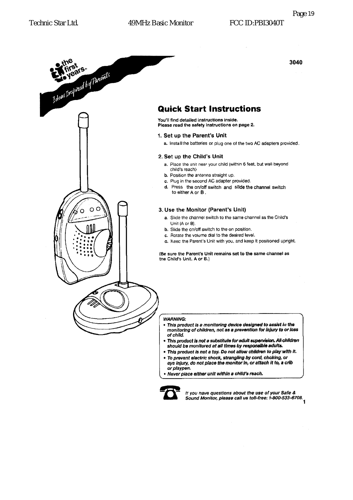 Technic Star 3040T User Manual - ManualMachine.com