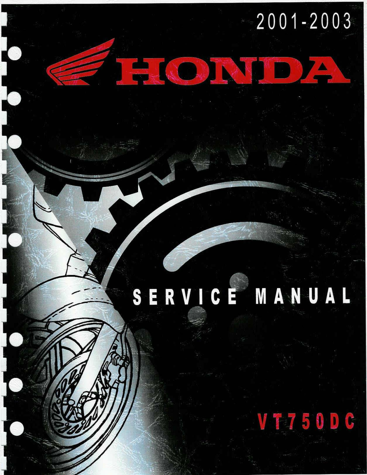 Honda VT750DC 2001-2002, SS750 Shadow Spirit 2001-2002 Service Manual