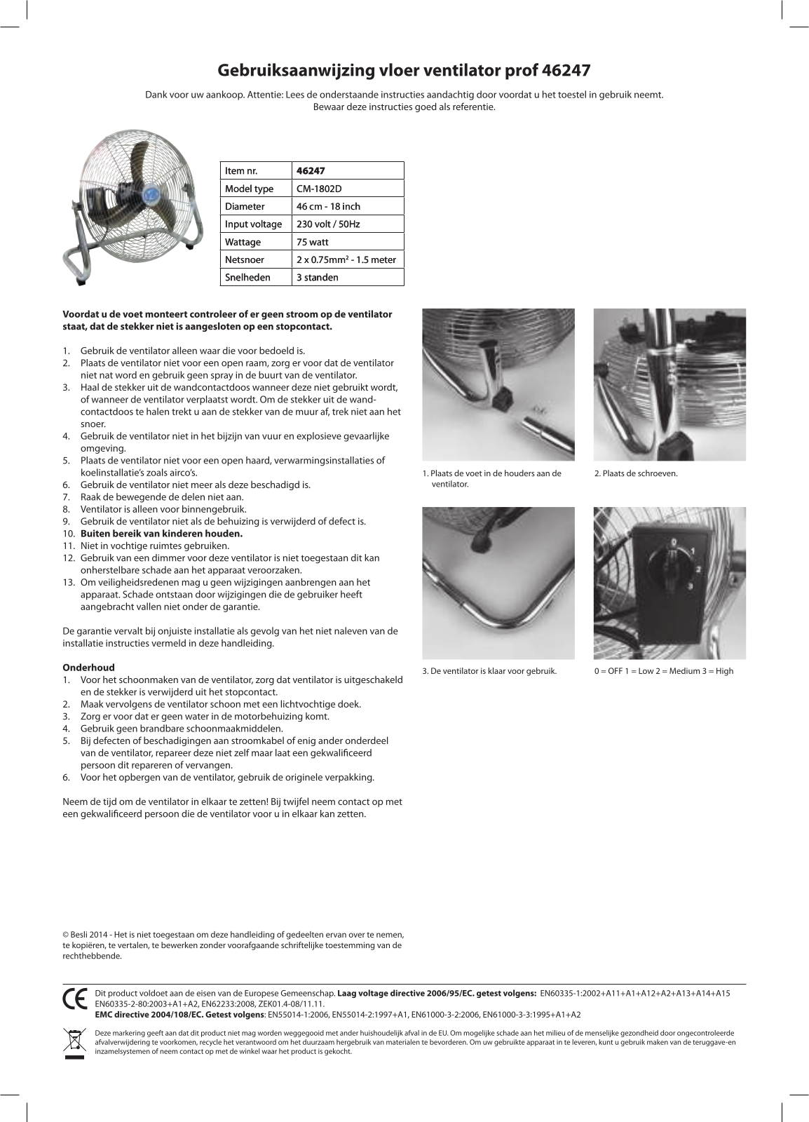 Evolar EVO-18FL User guide - ManualMachine.com