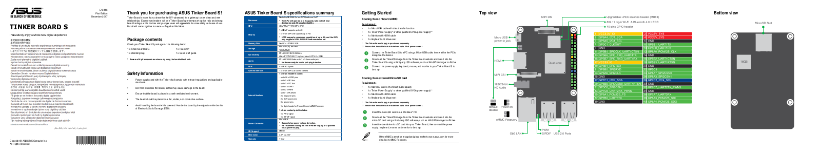 Asus Tinker Board S User Manual