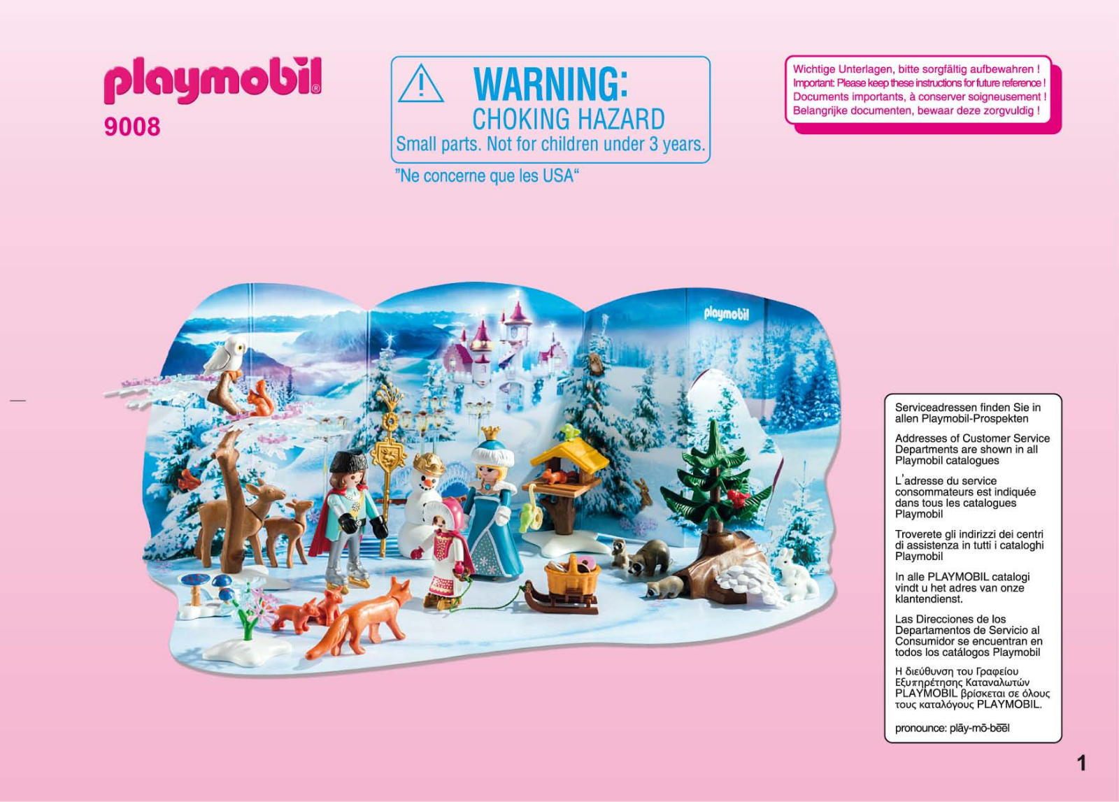 Playmobil 9008 Instructions