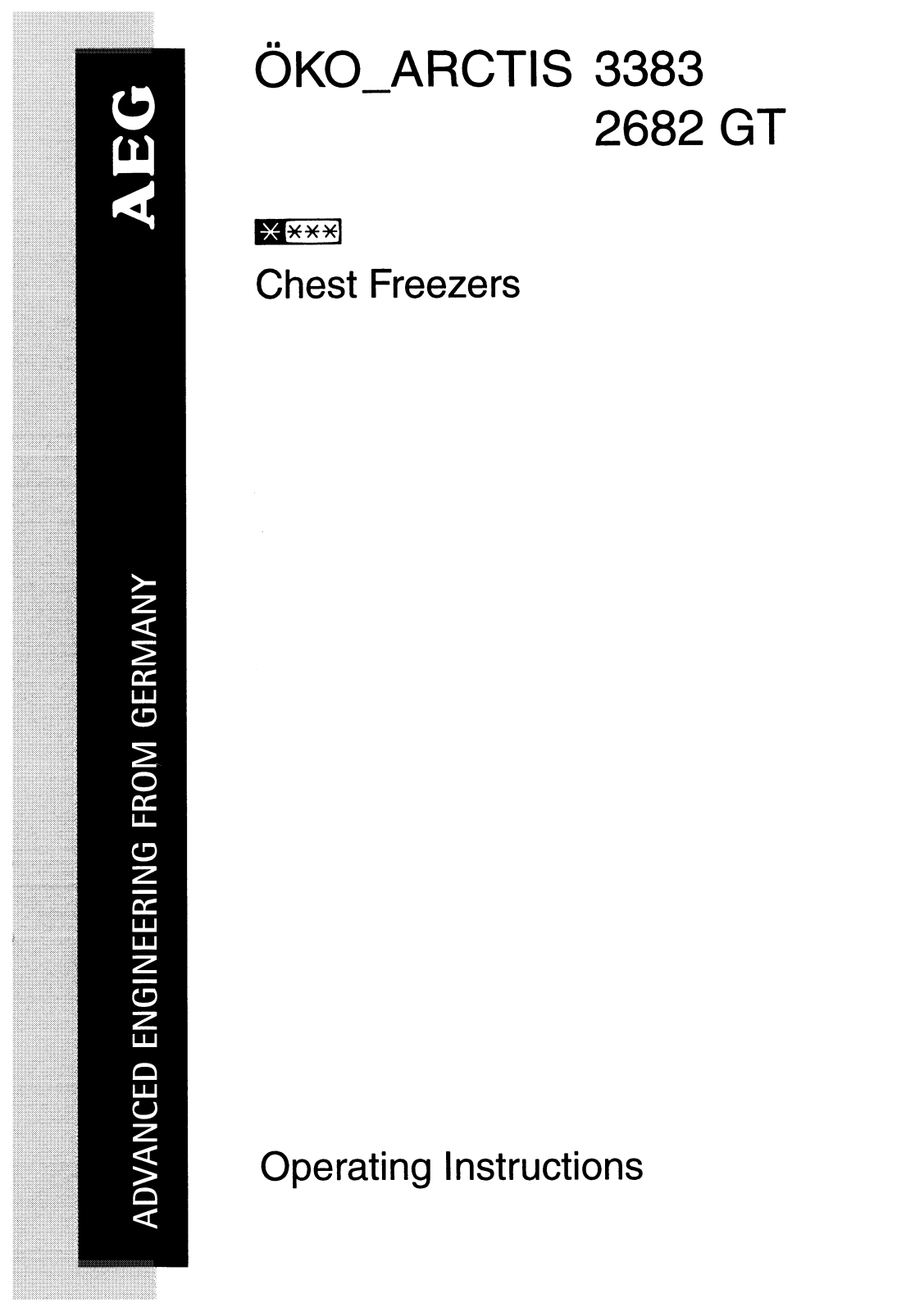AEG OKO-ARCTIS 3383 User Manual