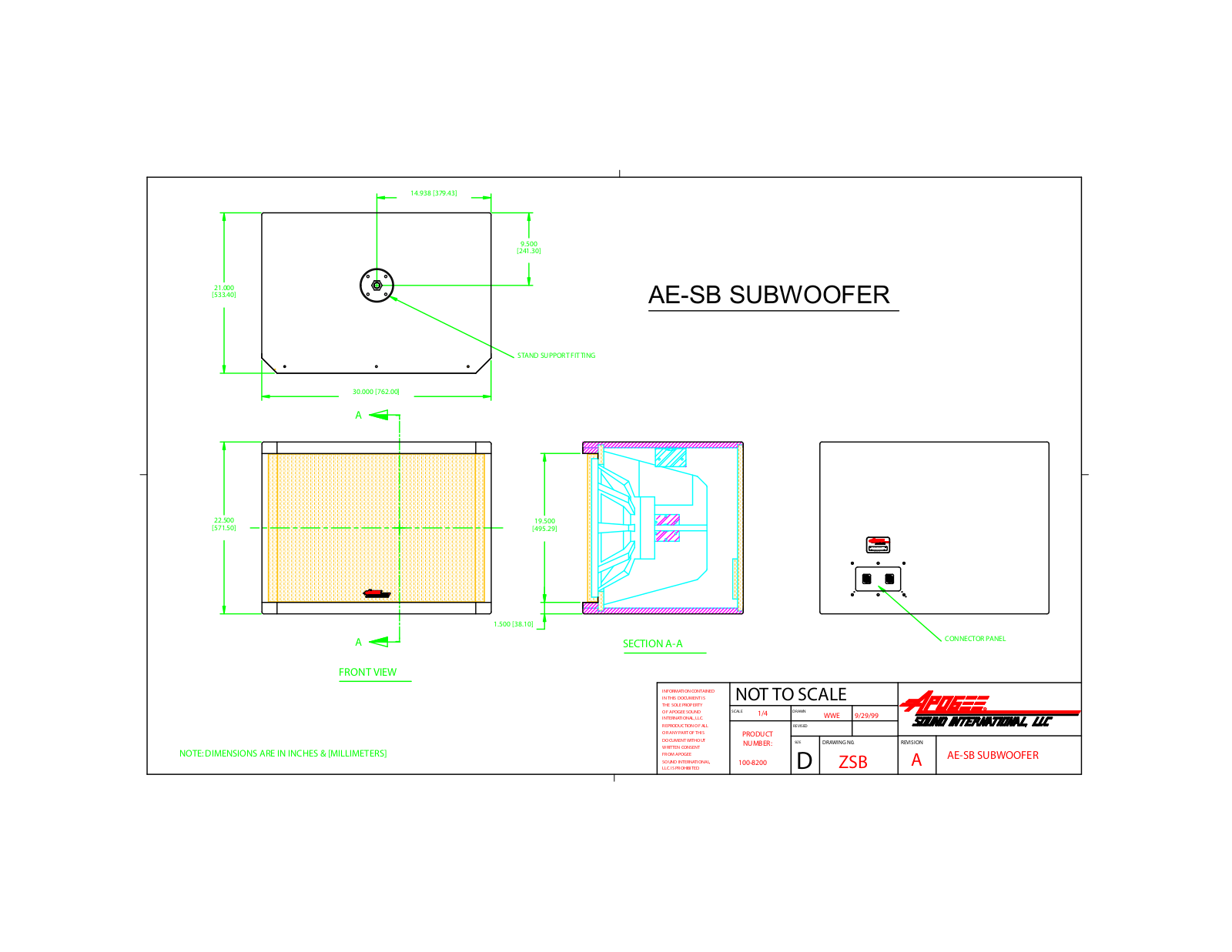 Bogen AE-SB User Manual