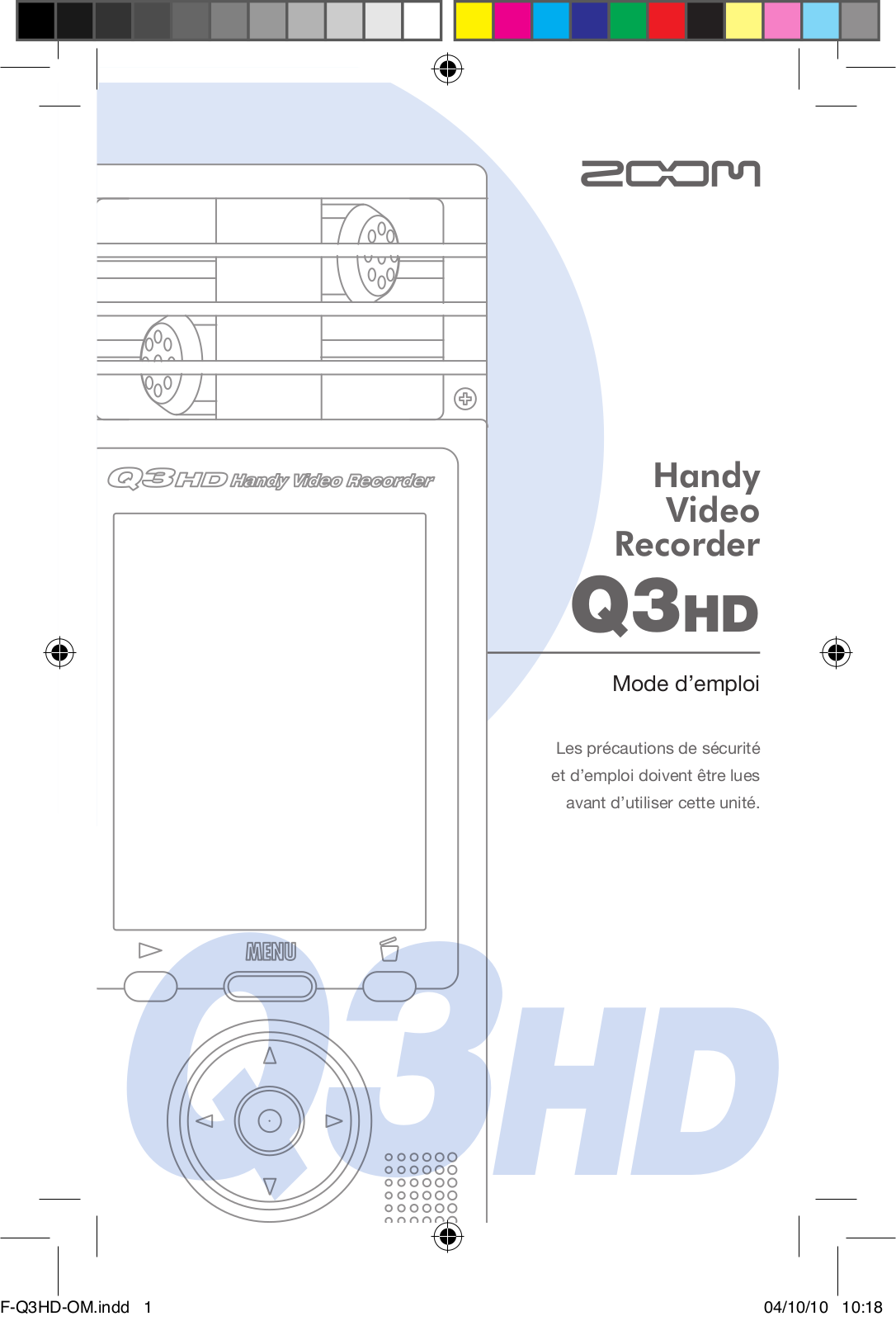 ZOOM Q3 HD Instruction Manual