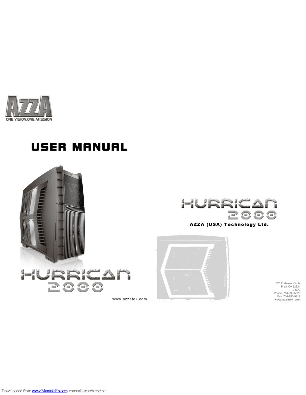 AZZA Hurrican 2000 User Manual