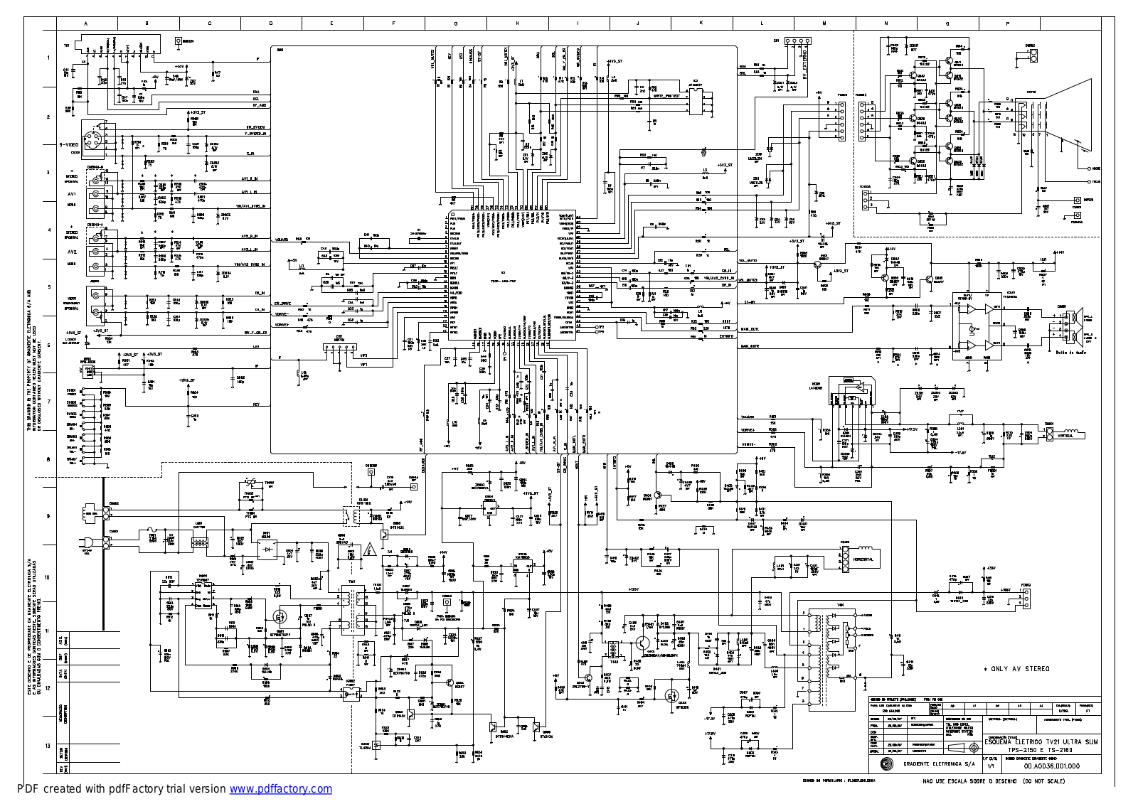 Gradiente TS-2155 Schematic