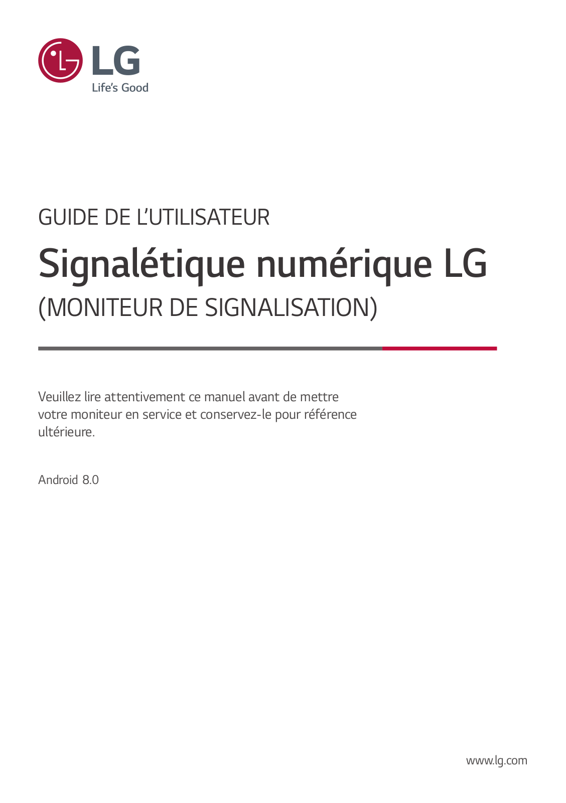 LG 75TR3BF-B User guide