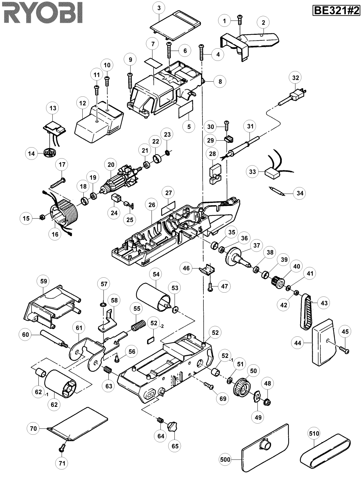 Ryobi BE321-2 User Manual