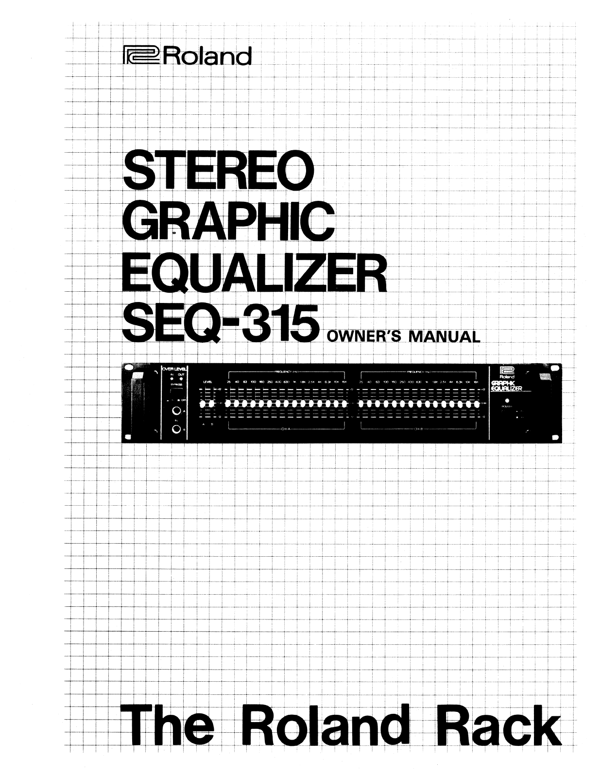 Roland SEQ 315 Service Manual