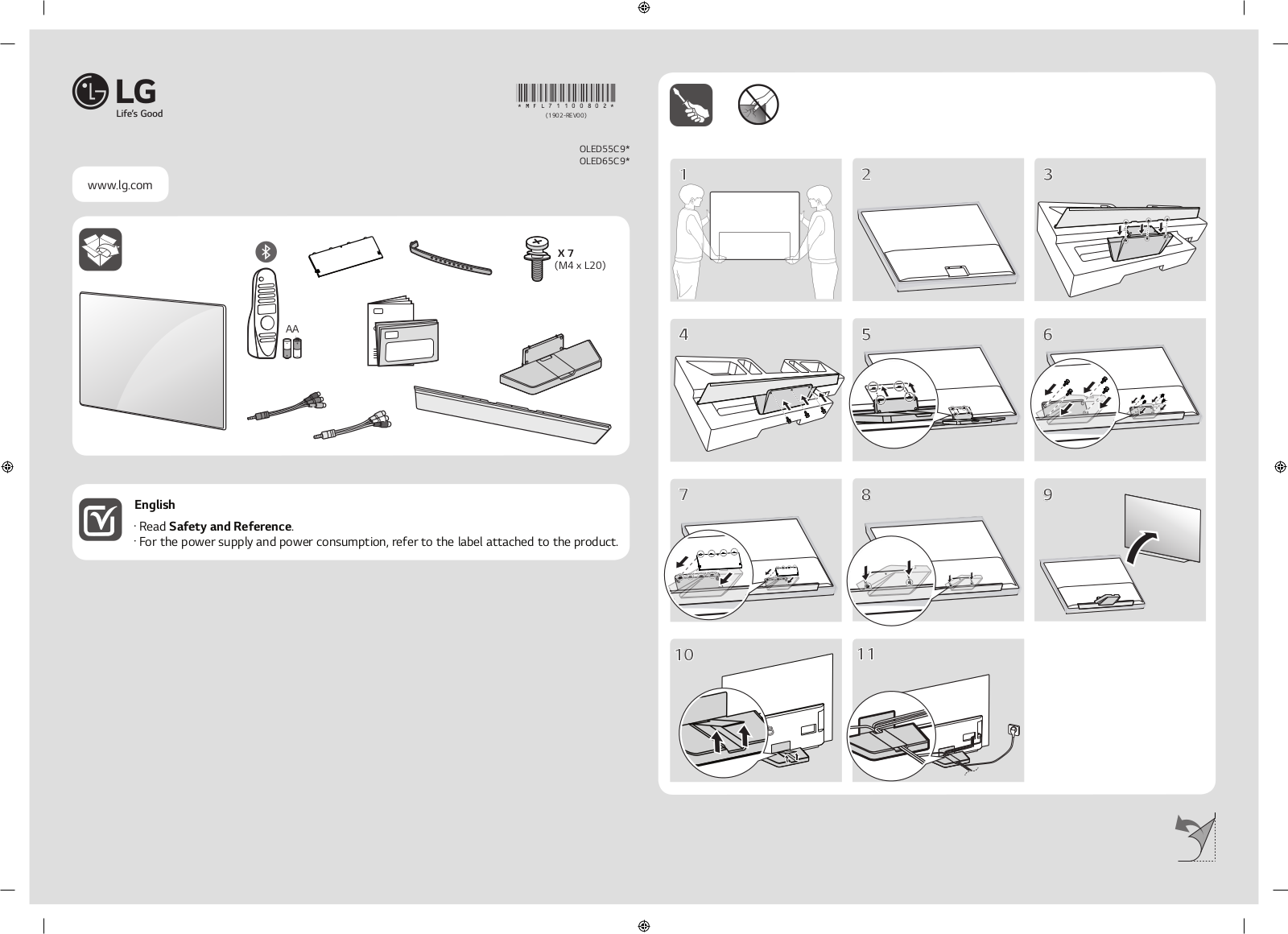 LG OLED55C9PPA Owner’s Manual