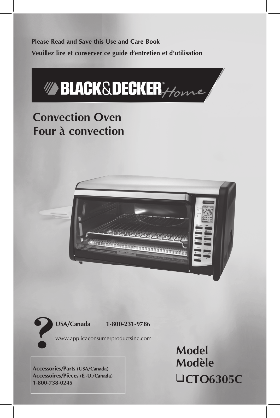 Black & Decker CTO6305C User Manual