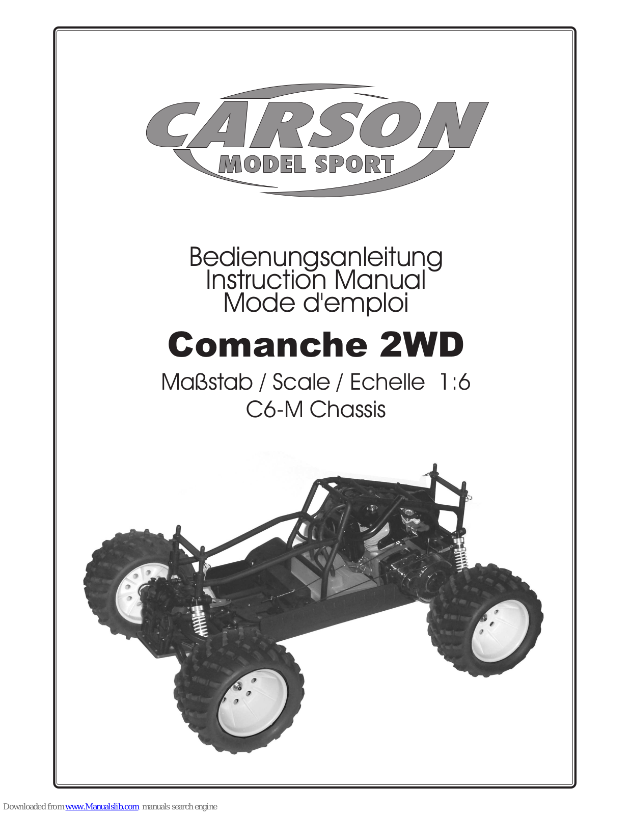 Carson Comanche 2WD Instruction Manual - ManualMachine.com