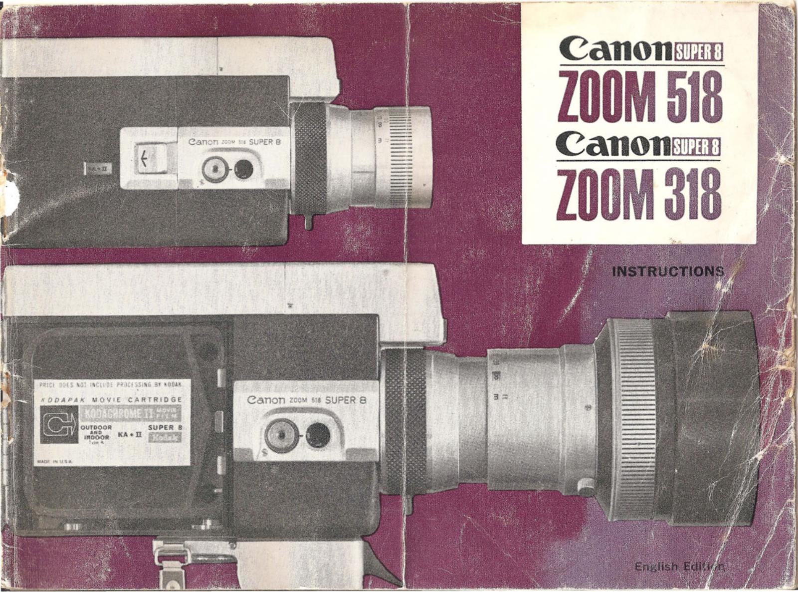Canon Zoom 518, Zoom 318 Owner's Guide