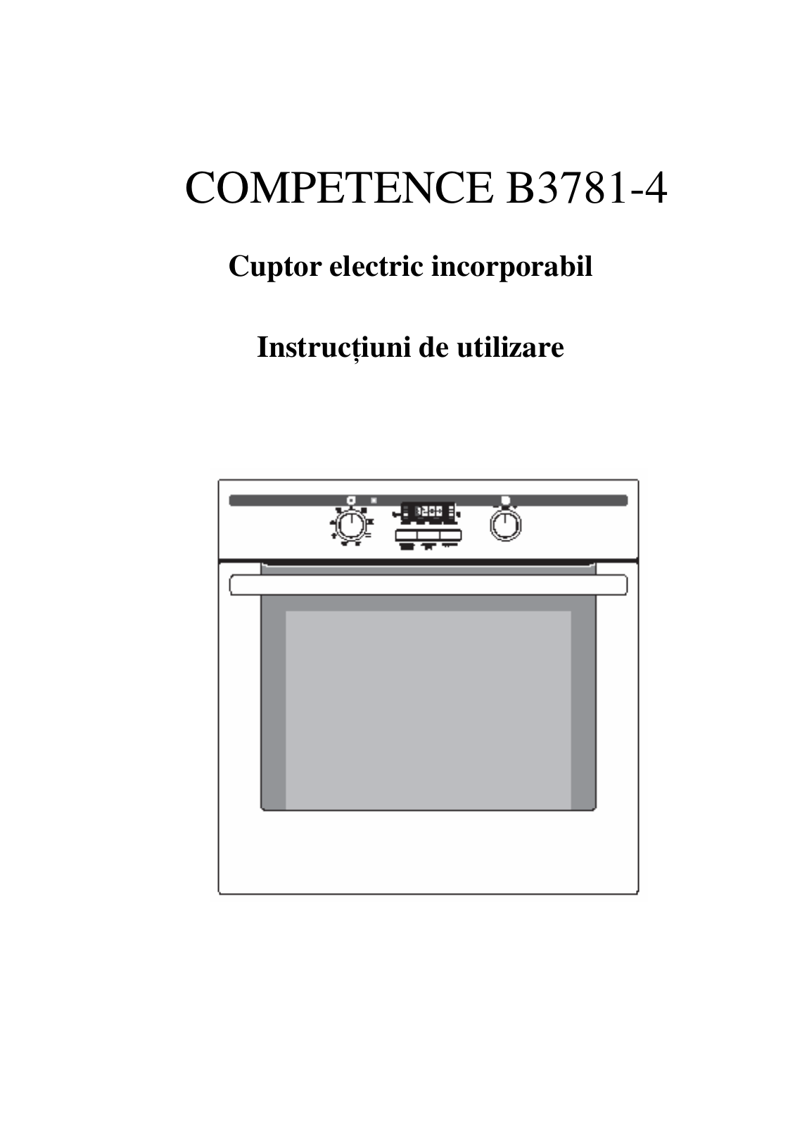 AEG COMPETENCE B3781-4 User Manual