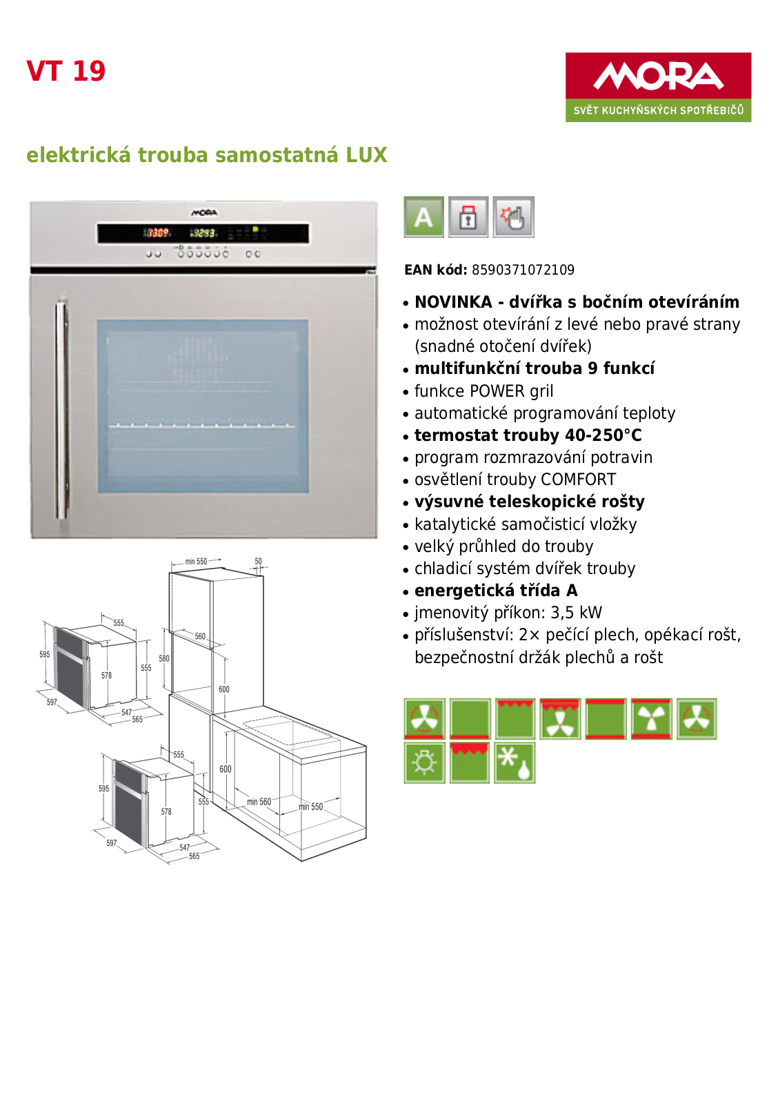 Mora VT19.0000 User Manual