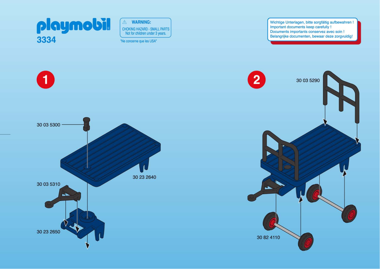 Playmobil 3334 Instructions