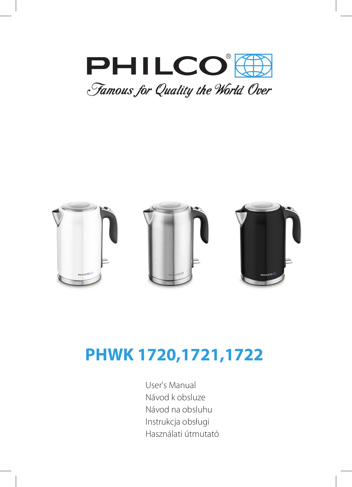 Philco PHWK 1720, PHWK 1721, PHWK 1722 User Manual