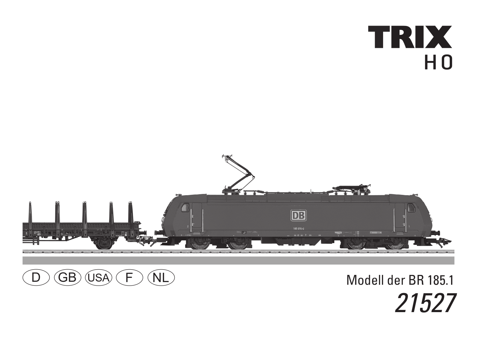 TRIX BR 185.1, 21527 User guide