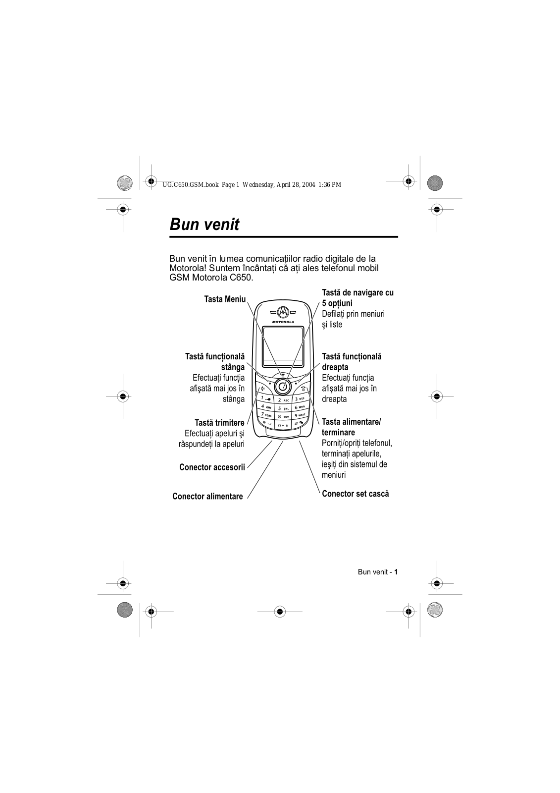 Motorola C650 User Manual