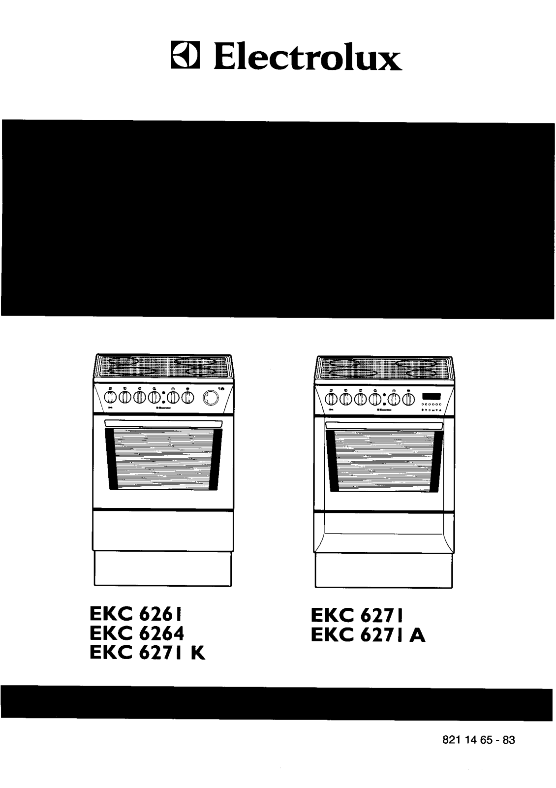 AEG EKC6271K, EKC6264, EKC6271A, EKC6271 User Manual