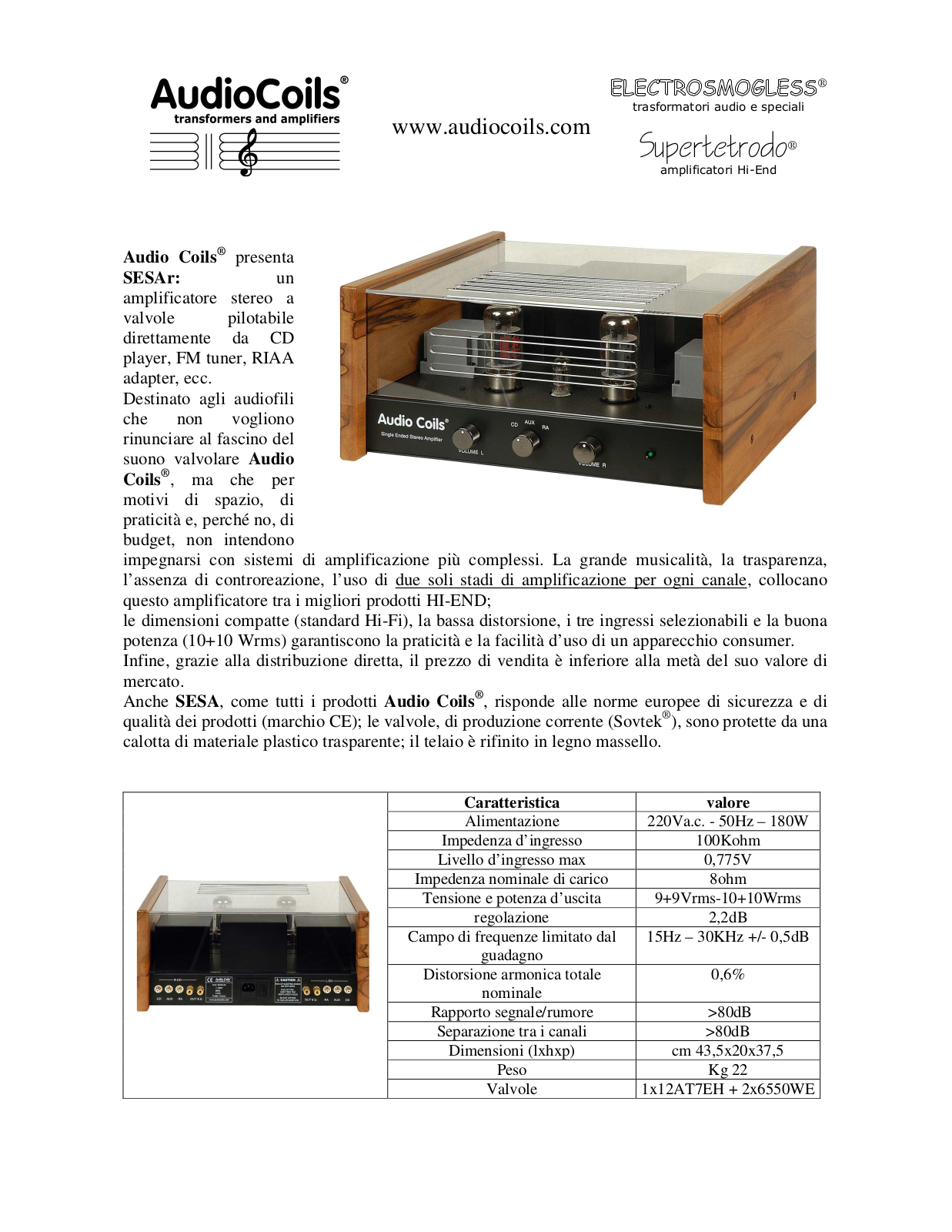 AudioCoils Sesar Brochure - ManualMachine.com