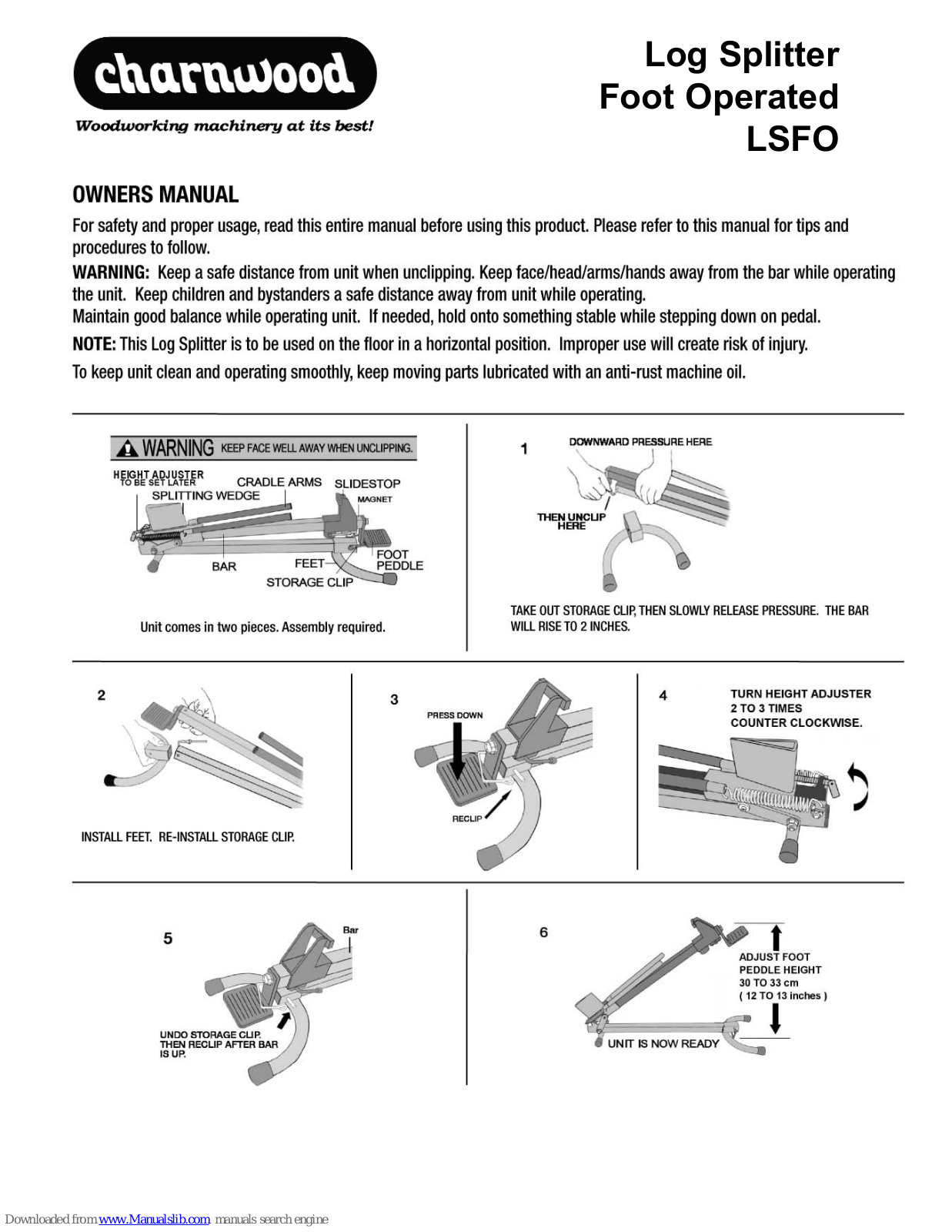 Charnwood LSFO Owner's Manual