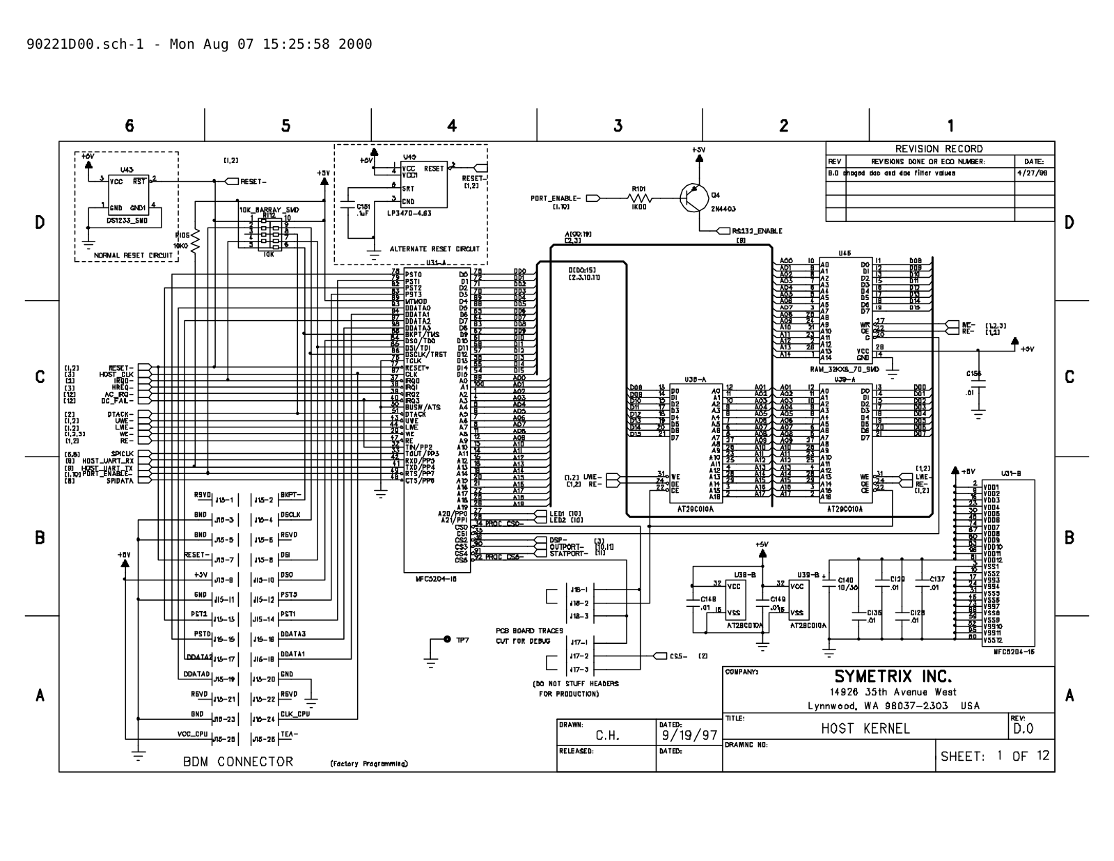 Symetrix 9022 Schematic