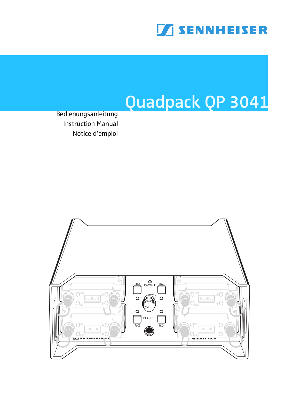 Sennheiser qp 3041 User Manual