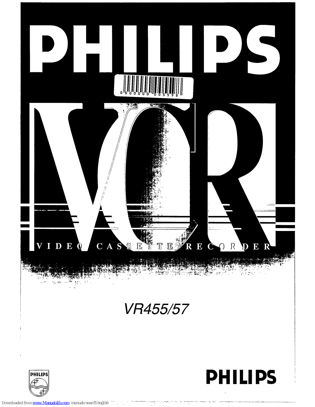 Philips VR457, VR455/77B, VR455/77, VR455/78B, VR455/77A User Manual