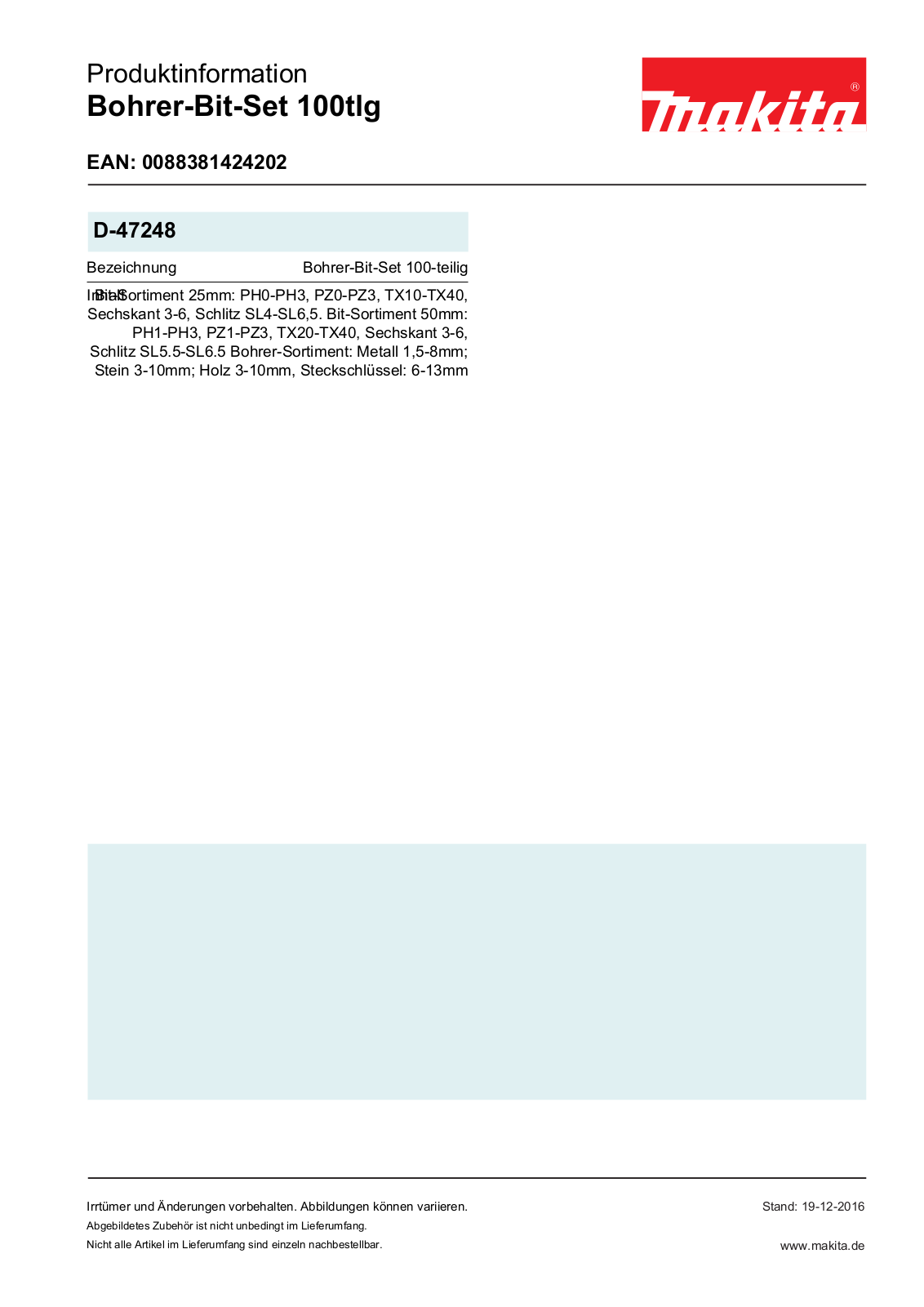 Makita D-47248 Service Manual