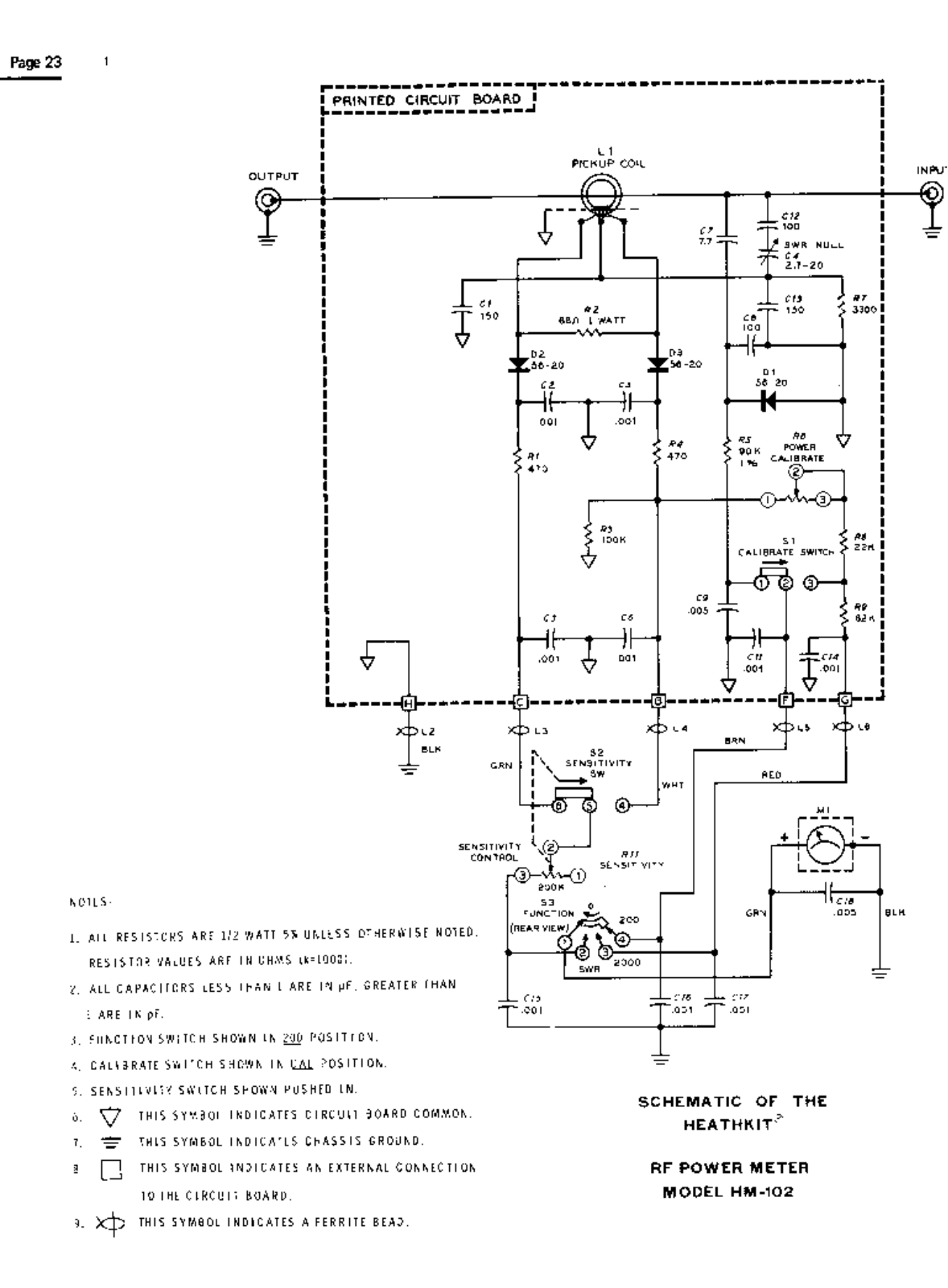 Heath Company HM-102 Service manual