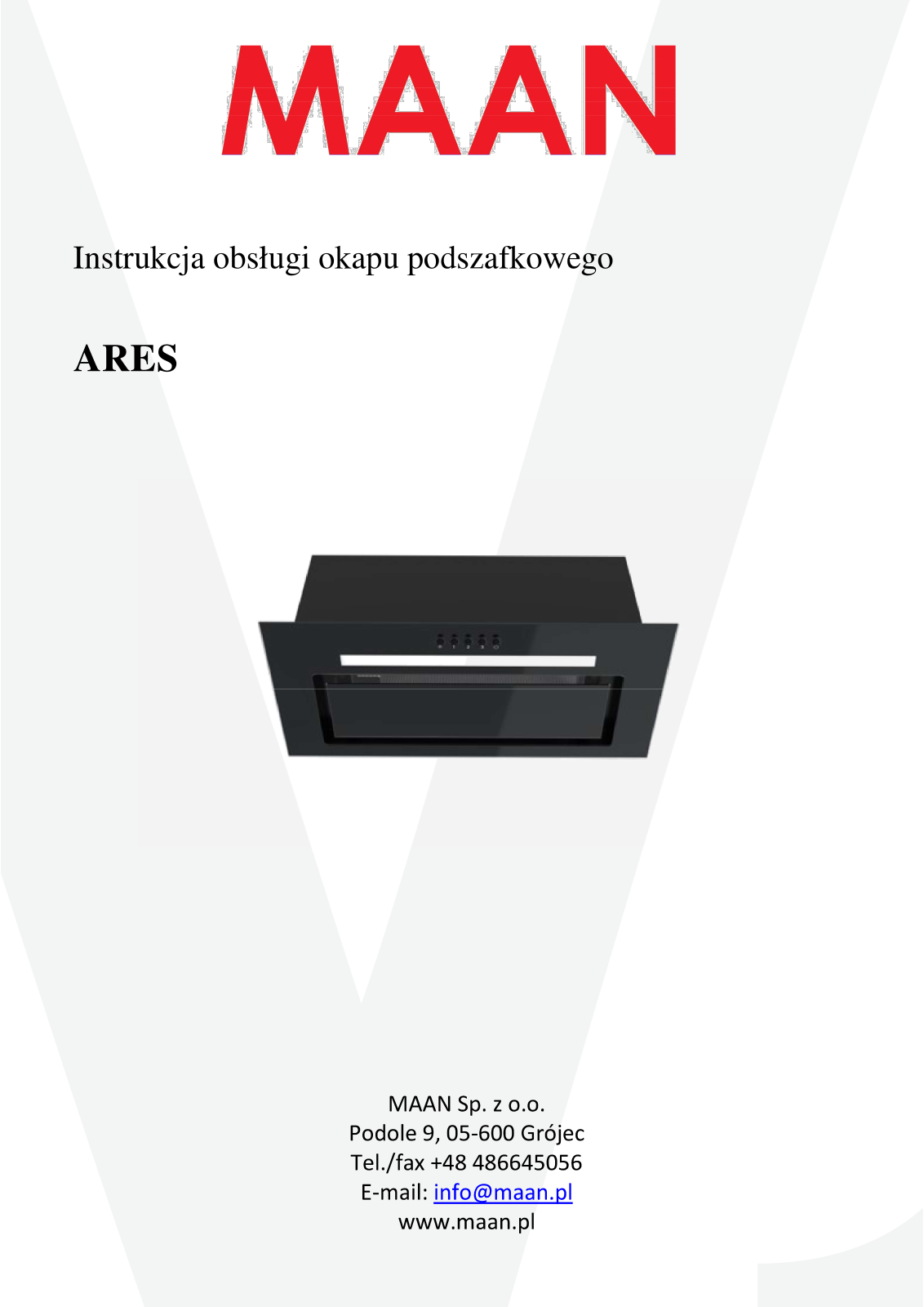 MAAN Ares User guide