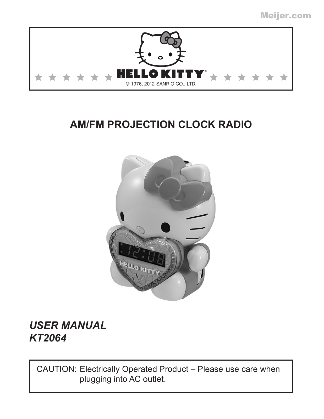 Hello Kitty KT2064 User Manual