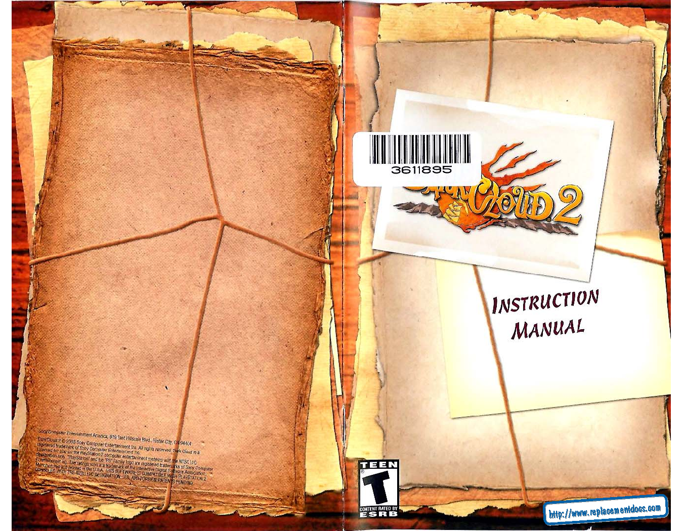Games PS2 DARK CLOUD 2 User Manual