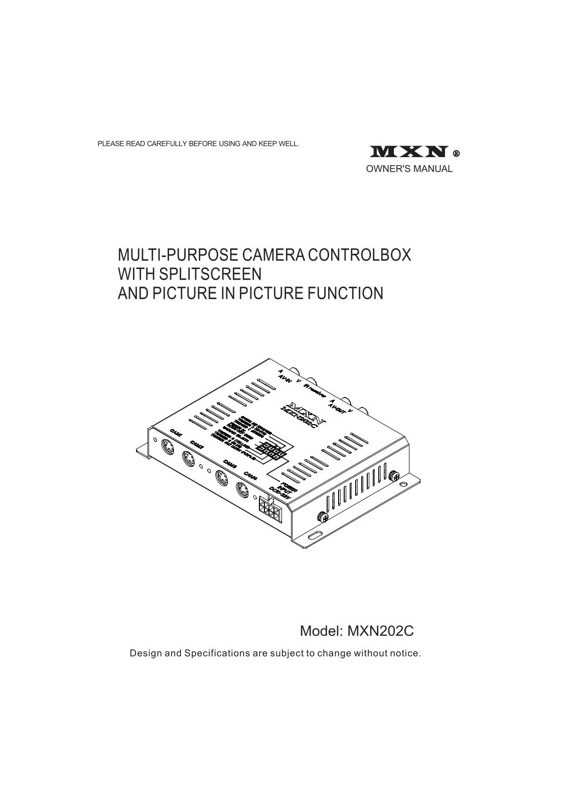 MXN MXN202C User guide - ManualMachine.com