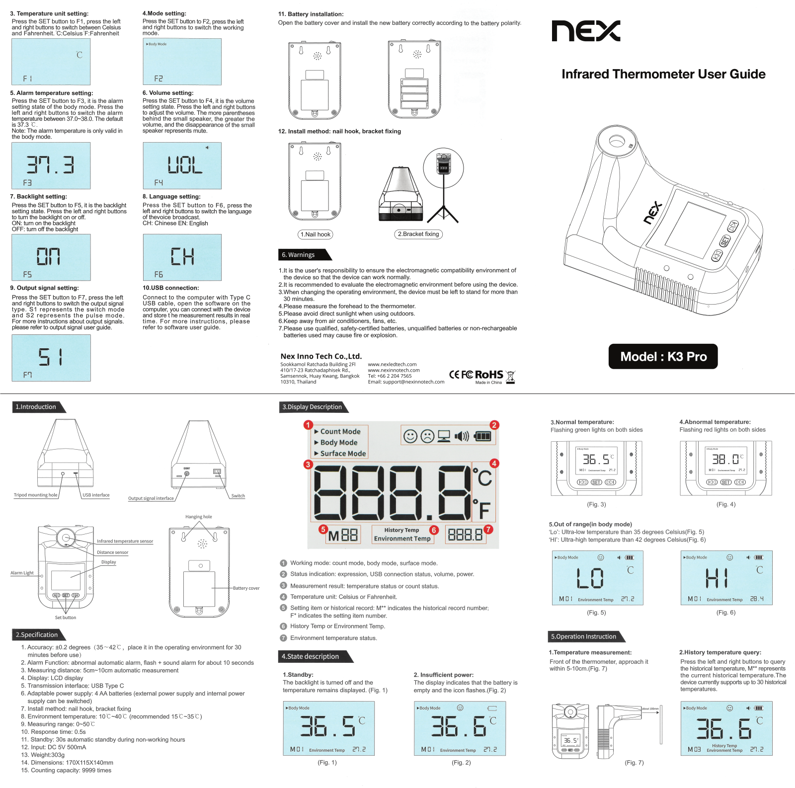 Nex K3 User Manual