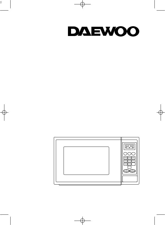Daewoo KOR-63DB9A User Manual