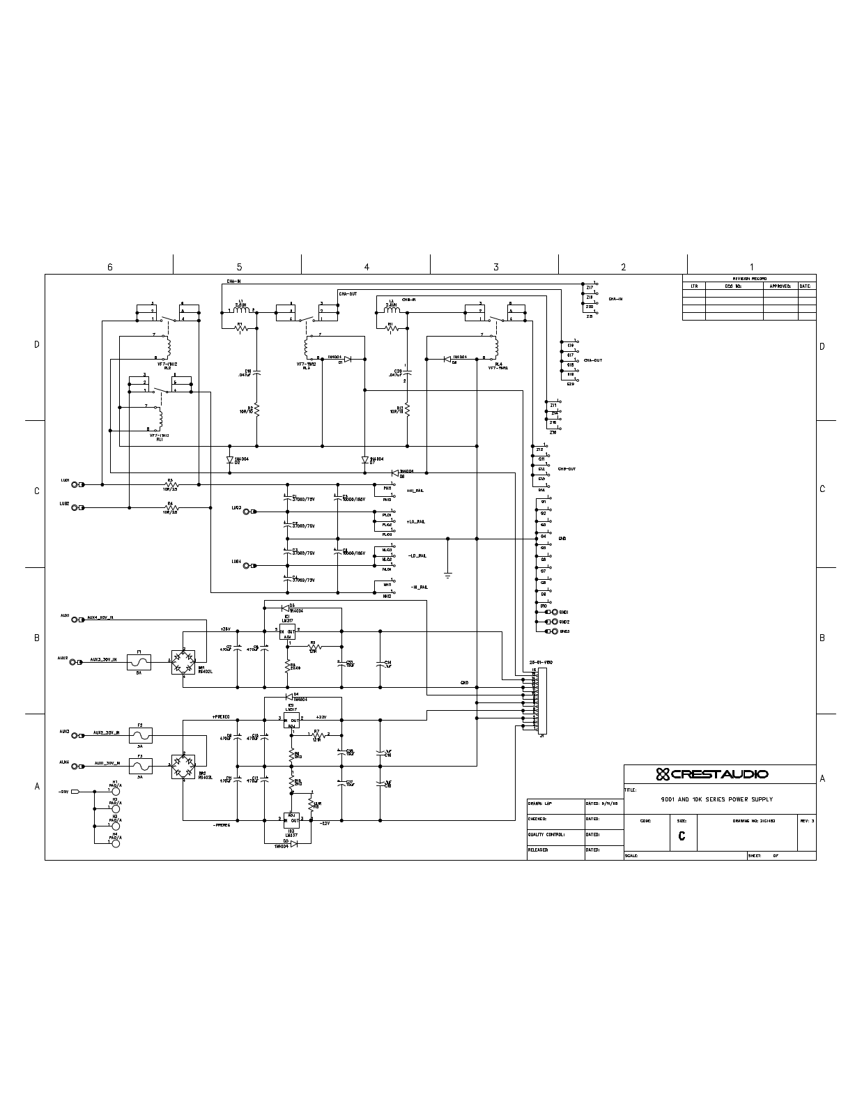 Crest 10004, 10k4 Schematic