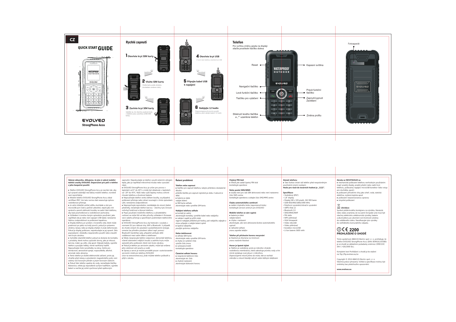 Evolveo StrongPhone Accu User Manual