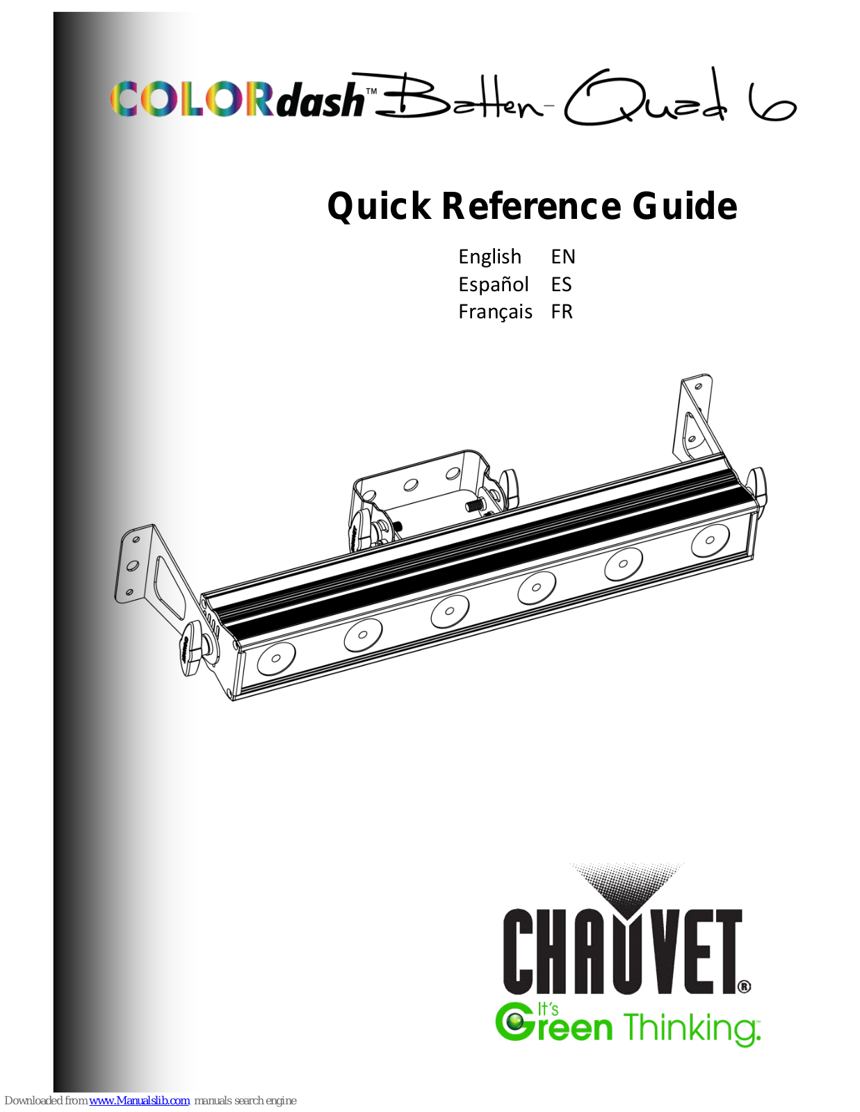 Chauvet 6, COLORdash Batten-Quad 6 Quick Reference Manual - ManualMachine.com