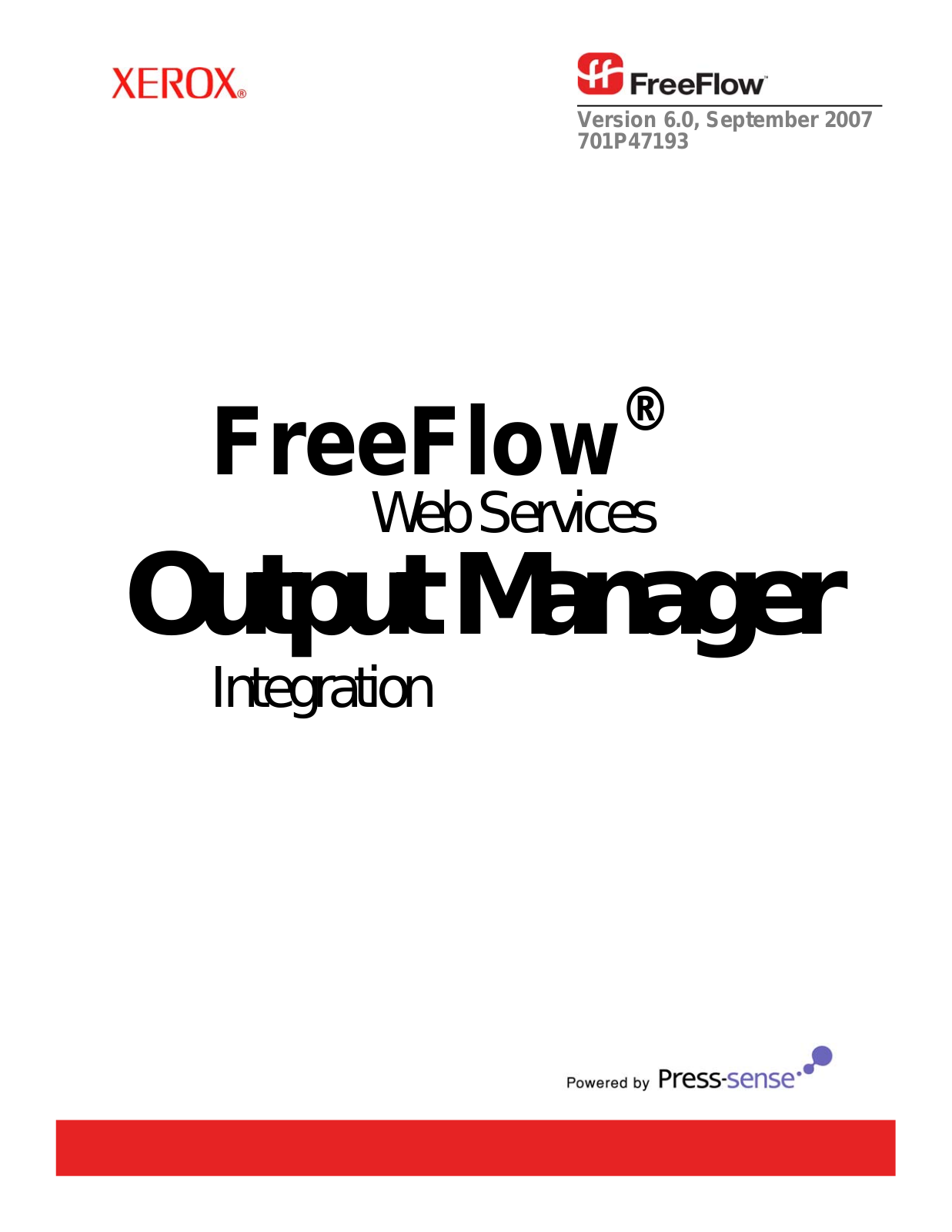 Xerox FreeFlow Web Services 6.0 Integration Guide