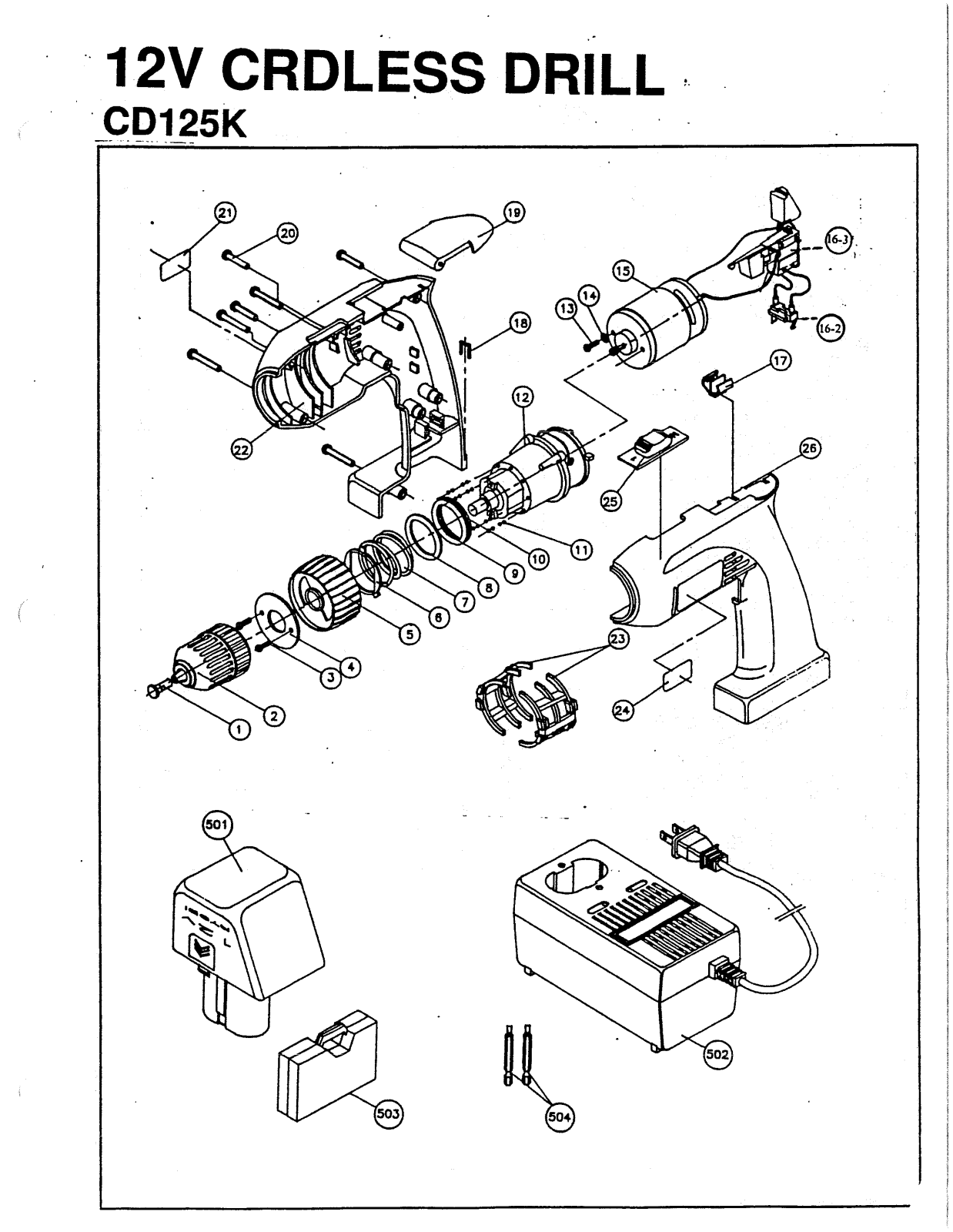 Ryobi CD125K User Manual