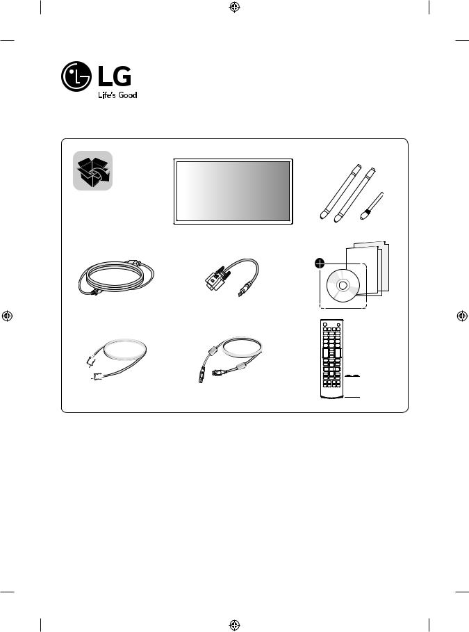 LG 75TC3D-B QUICK SETUP GUIDE