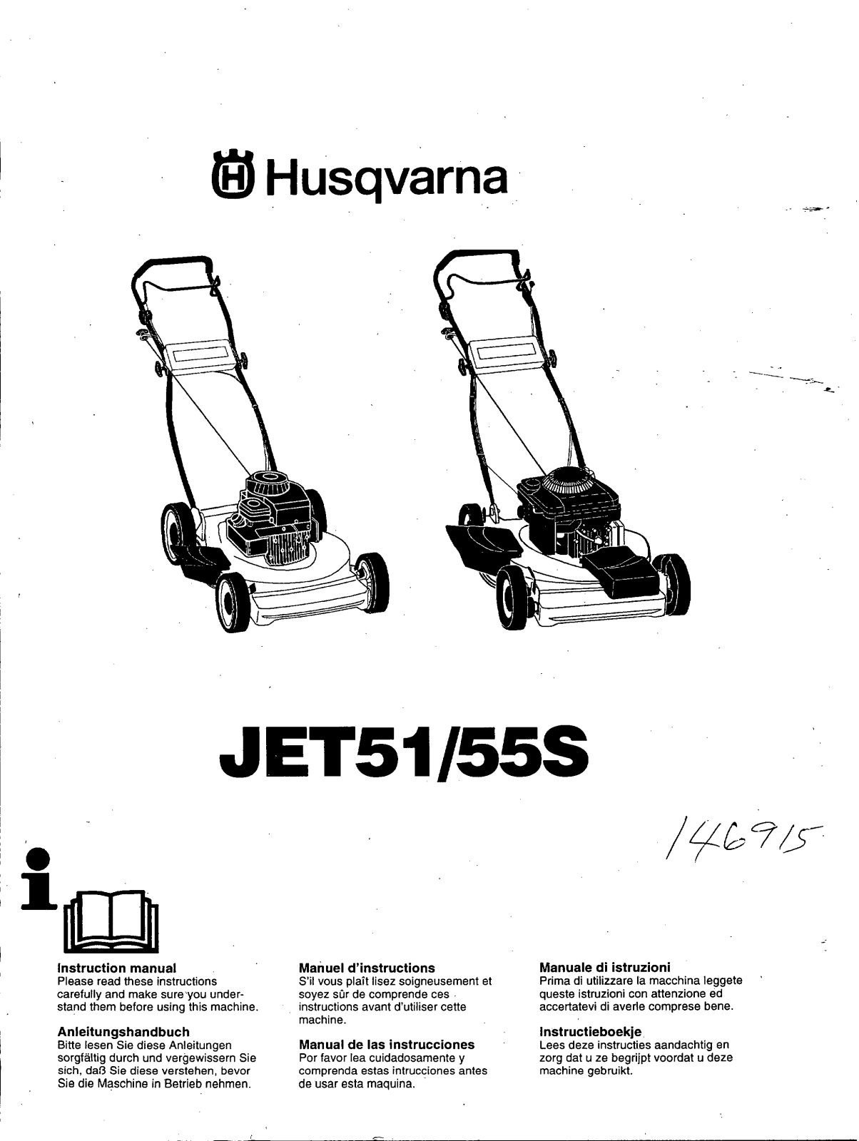 Husqvarna JET51 User Manual