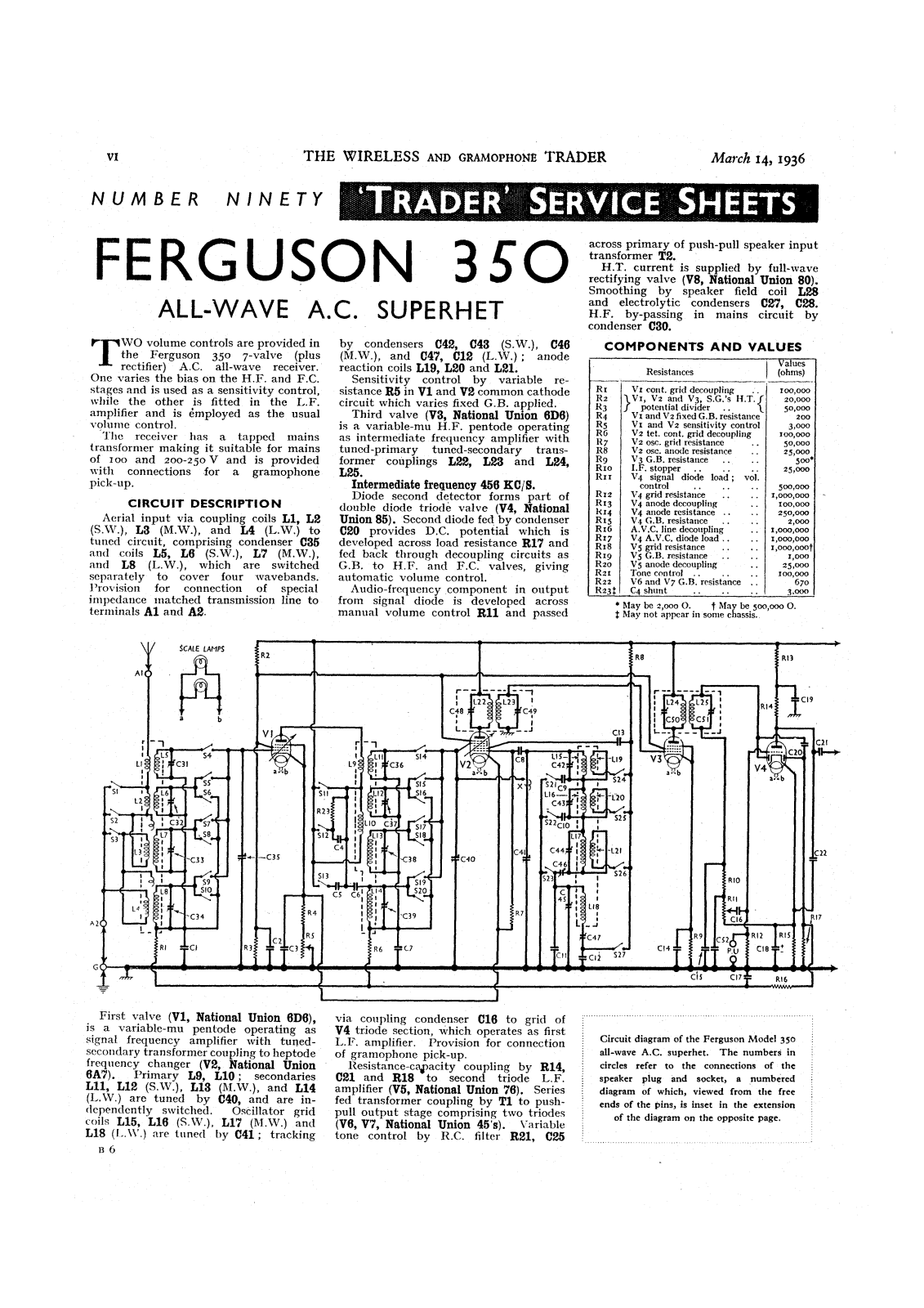 Ferguson 350a schematic