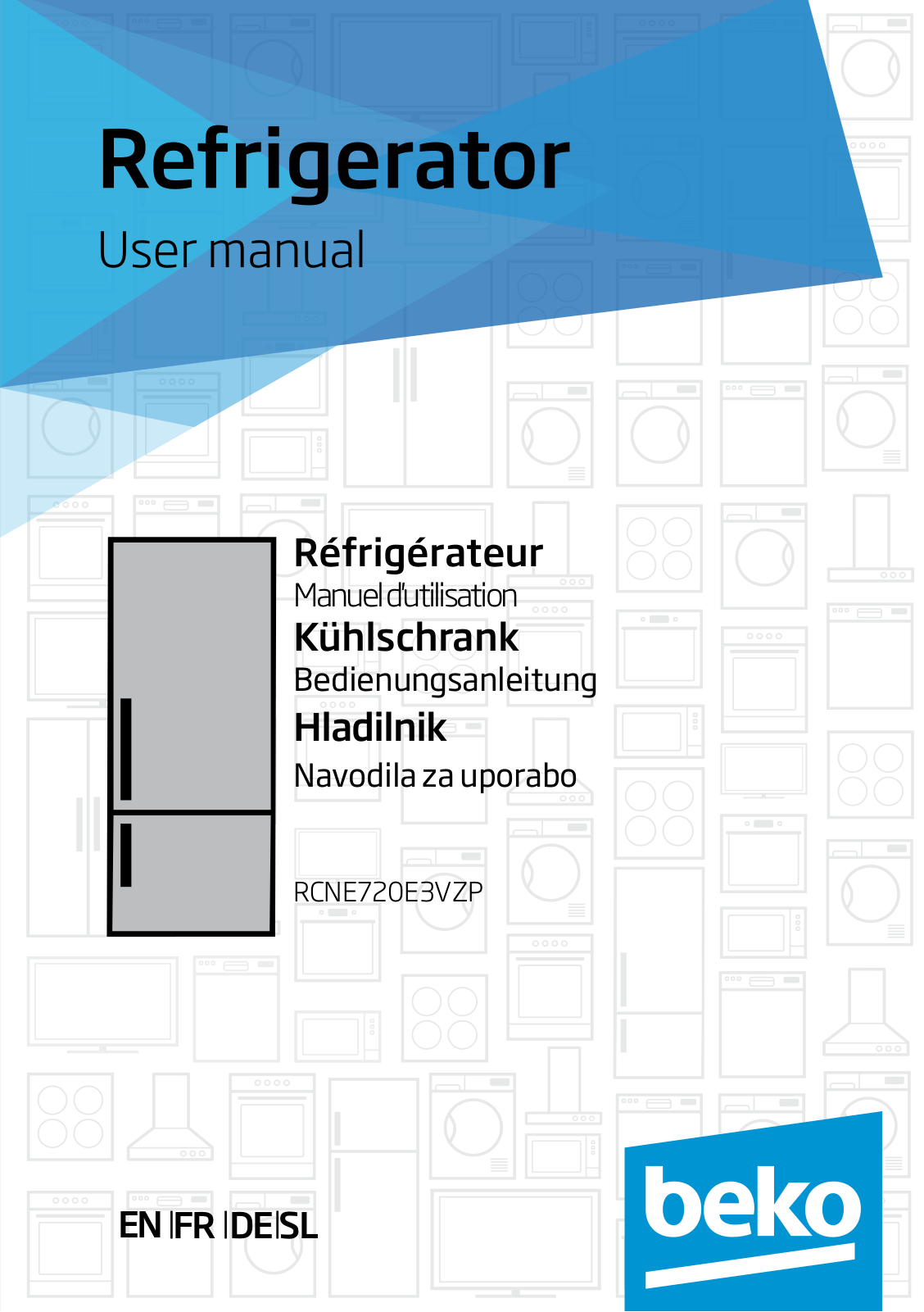 BEKO RCNE720E3VZP User Manual