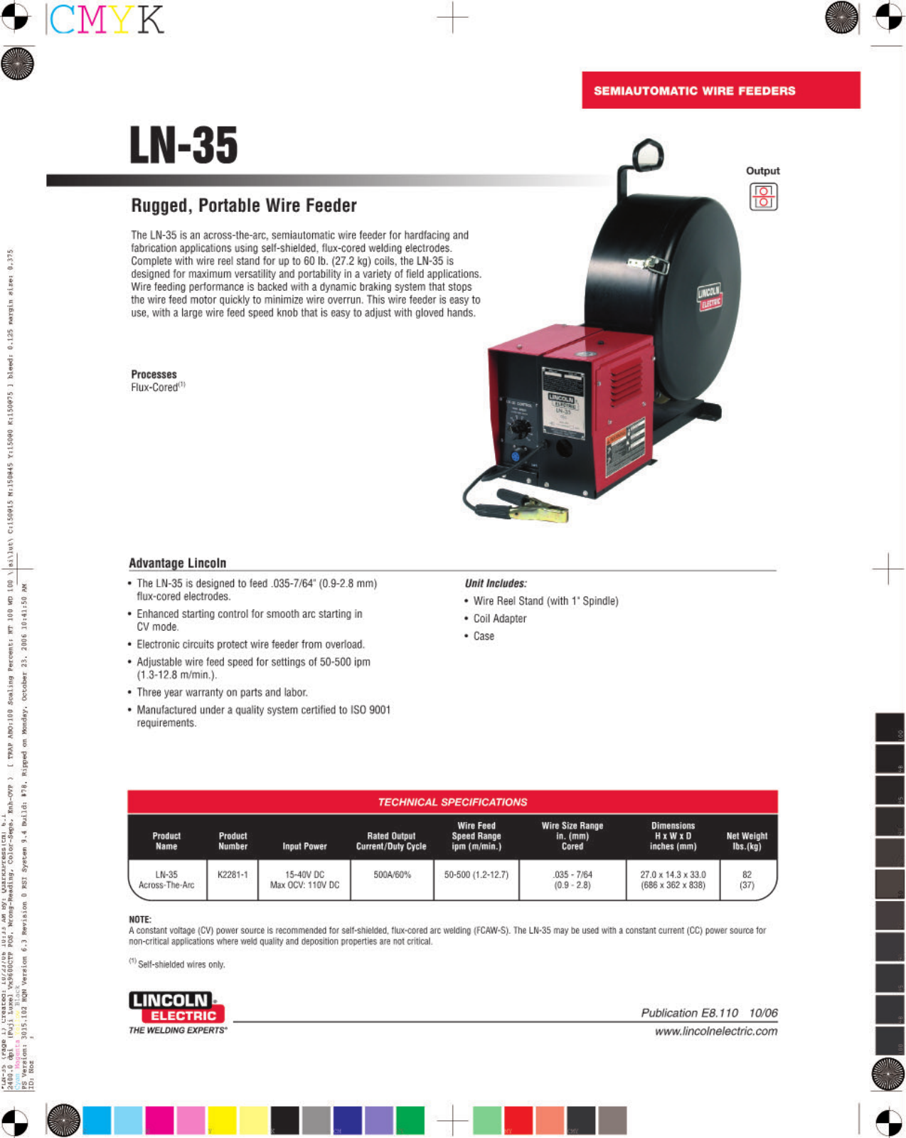 Lincoln Electric LN-35 User Manual