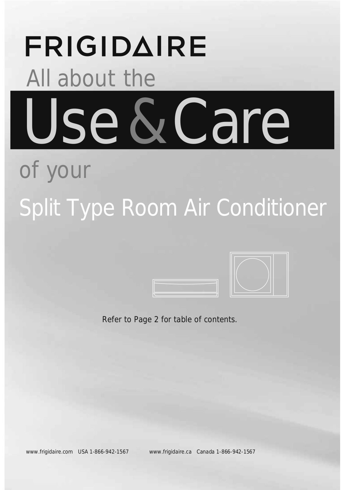 Frigidaire FFHP093CS20, FFHP183WS20, FFHP123WS20, FFHP123CS20, FFHP093WS20 Owner’s Manual